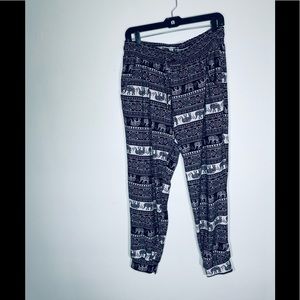 Eye Candy Joggers Elephant Pattern